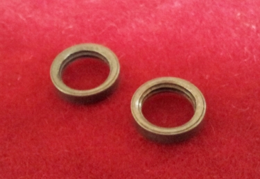 M10 ANTIQUE BRASS EFFECT RING NUTS M10 THREAD