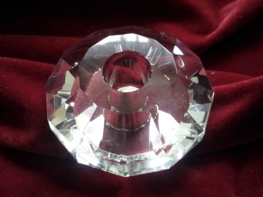 CHANDELIER CRYSTAL SPACER OR FINIAL 25mm thick