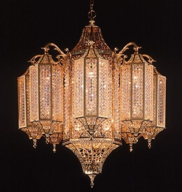 strass swarovski crystal chandelier - multi lantern