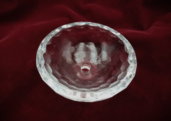 LARGE CHANDELIER CRYSTAL BOTTOM BOWL NO PIN HOLES