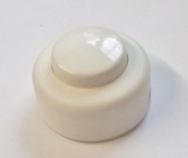 White Inline Floor or Table Lamp Switch 