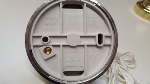 Bathroom chrome pull cord switch Bathroom chrome pull cord switch