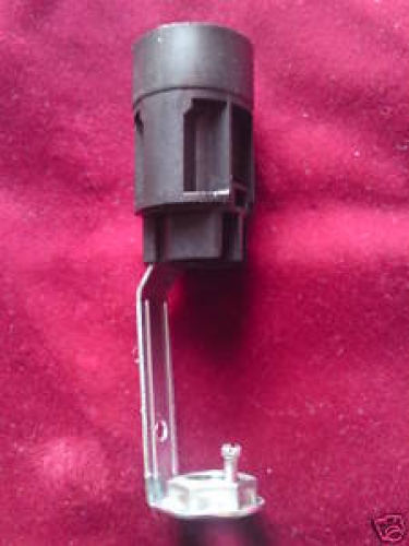 LAMP HOLDER WITH STEM - SES E14 - TOTAL HEIGHT 85MM BLACK