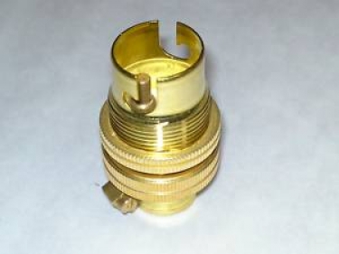 bulb-lamp holder SBC - B15 earthed 1~2