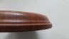 Round pattress manufactured from European oak