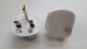 3 Pin Plug fitted with 3 Amp Fuse Pack of 2 Black or White Finish
