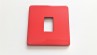 Red Light single Switch Cover Plate Conversion 