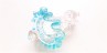 Antique Murano Chandelier Pendants - Blue and Clear
