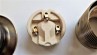 ES E27 Bulb lamp Holder 3 Part Plus Shade Rings In Antique Plated 