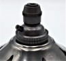 LAMP SHADE GALLERY 4 1~4 INCH DARK ANTIQUE BRONZE EFFECT GALLERY - GLASS SHADE HOLDER
