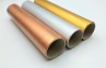 Candle Tubes plain tube Card in copper silver or gold 150mm x 26mm   