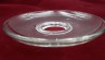Antique Murano Chandelier clear glass wax pan dish 120mm