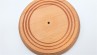 Round wooden ceiling pattress made from American Ash 180mm