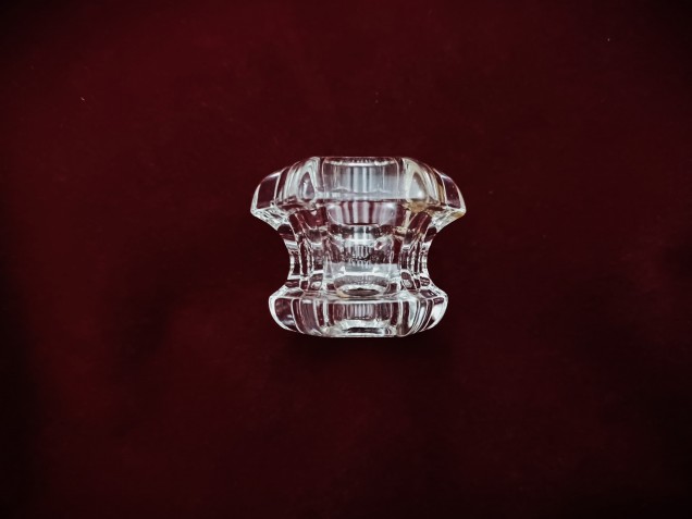 Victorian Chandelier Glass Stem collar 